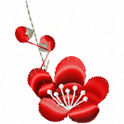 Flowers And Tree Embroidery Design 6 Flowers And Tree Embroidery Design 6